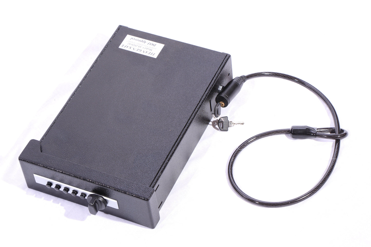 Titan Pistol Vault is a gun safe you can rely on! Mechanical locking system no battery - Titan Security Products Inc.