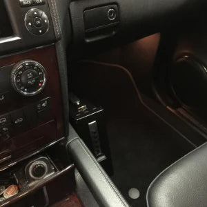 Titan Compact Vault Car Fool well Installation Mercedes Benz