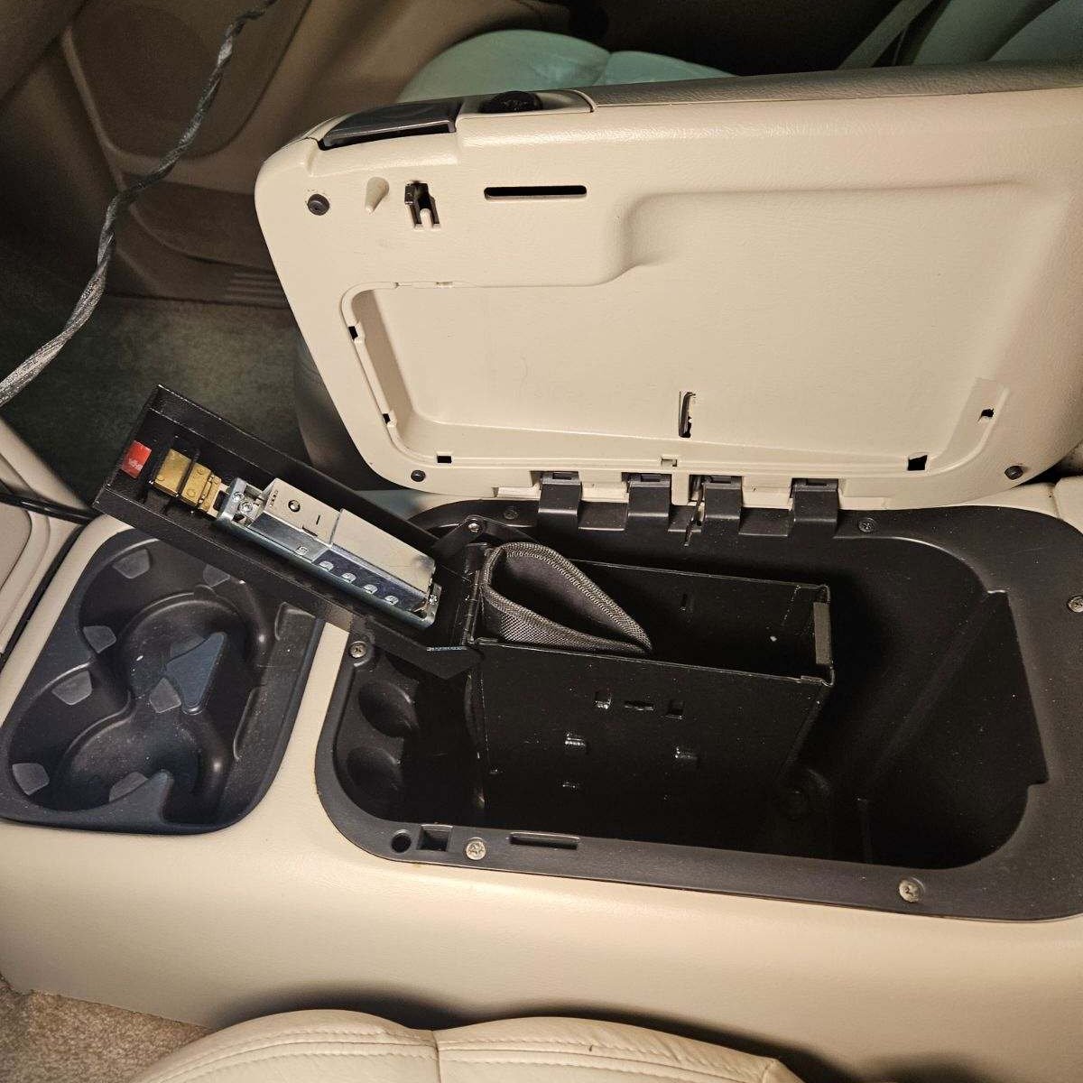 Titan Pistol Vault Car center console Installation