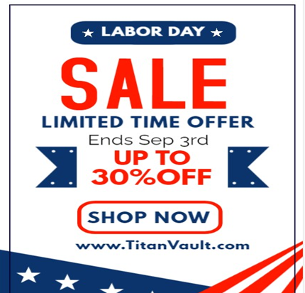 The Best Built in USA Under-Bed and in Vehicle Handgun Safe, Labor day Sale ends Sept 3rd.