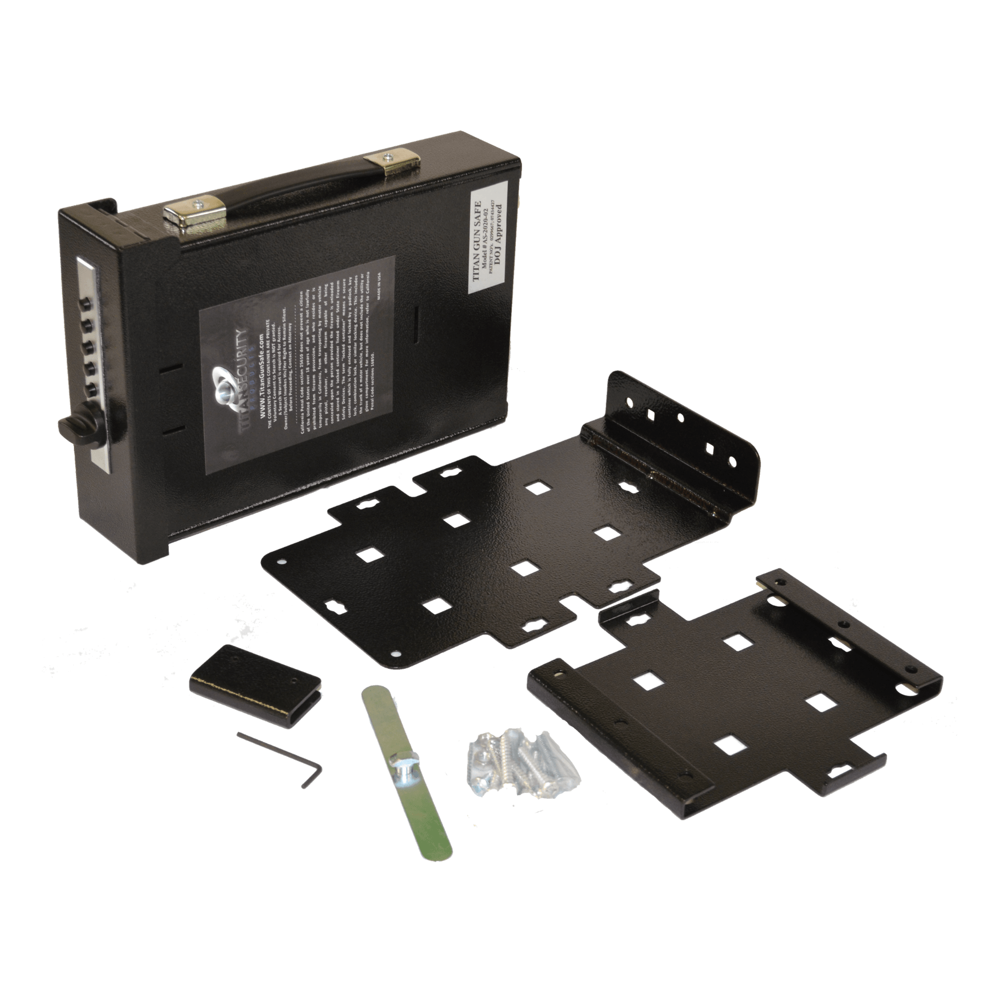 Titan Pistol Vault  Rapid-Access Handgun Safes for cars, Home, and office - Titan Security Products Inc.